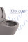 Унитаз подвесной Robin Ultra Quiet 490×365×325 мм, Stone Grey, с сиденьем Slim Duroplast / Soft-close / Quick Release QT13332381АSSG Qtap