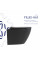 Унитаз подвесной Robin Ultra Quiet 490×365×325 мм, Anthracite, с сиденьем Slim Duroplast / Soft-close / Quick Release QT13332381АSAN Qtap