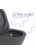 Унитаз подвесной Robin Ultra Quiet 490×365×325 мм, Anthracite, с сиденьем Slim Duroplast / Soft-close / Quick Release QT13332381АSAN Qtap