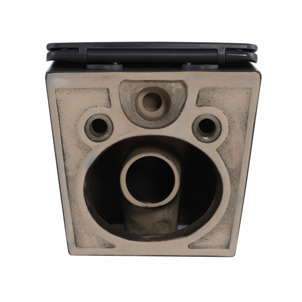 Унитаз подвесной Robin Ultra Quiet 490×365×325 мм, Anthracite, с сиденьем Slim Duroplast / Soft-close / Quick Release QT13332381АSAN Qtap