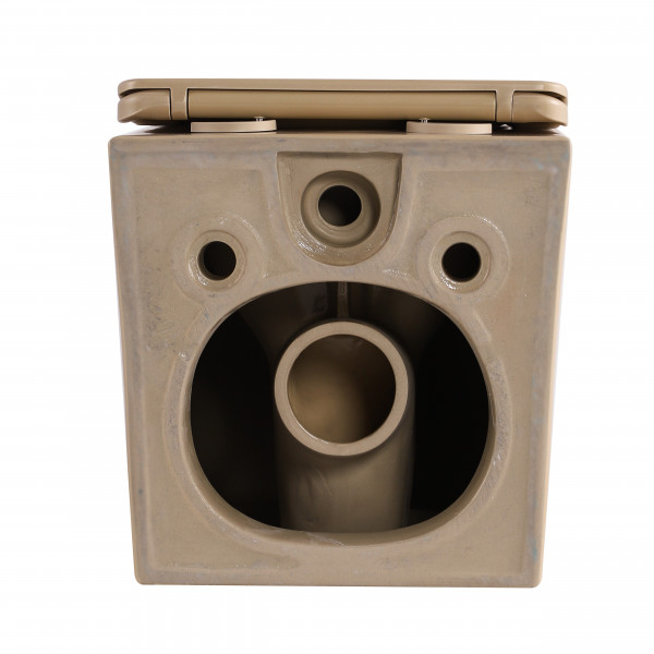 Унитаз подвесной Tern Ultra Quiet 490×365×325 мм, Beige, с сиденьем Slim Duroplast / Soft-close / Quick Release QT17332303ASSB Qtap