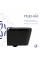 Унитаз подвесной Qtap Crow Ultra Quiet 485×340×290 мм, Matt Black, с сиденьем Slim Duroplast/ Soft-close/ Quick Release QT05335171MB