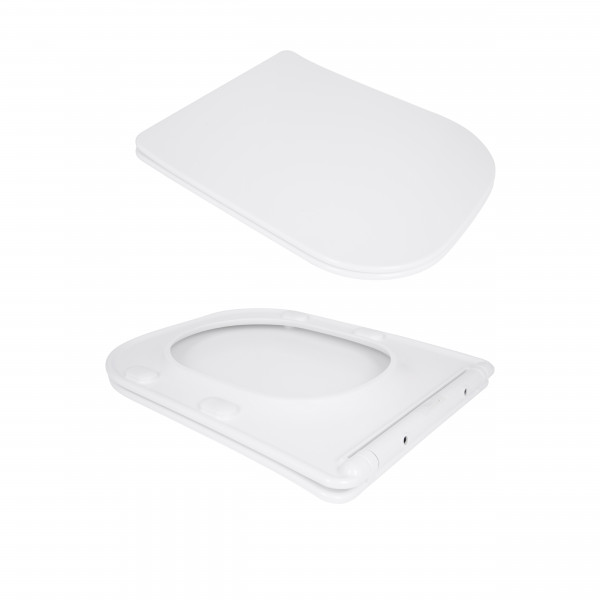 Унитаз напольный Qtap Stork Ultra Quiet 630×350×805 мм с сиденьем Soft-close, White QTSTO27W49260