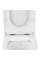 Унитаз подвесной безободковый Kroner Harz WHI493736 RIMLESS с сиденьем Slim Duroplast / Soft-close / Quick relase (KH493736WHIR)