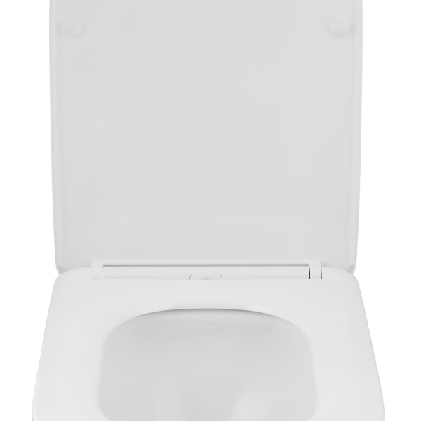 Комплект 4 в 1: Інсталяція Grohe Rapid SL 3 в 1 38772001 + Унітаз безободковий Kroner Eifel WHI483429 TORNADO з сидінням Slim Duroplast / Soft-close / Quick relase KE483429WHIT (38772001KE483429)