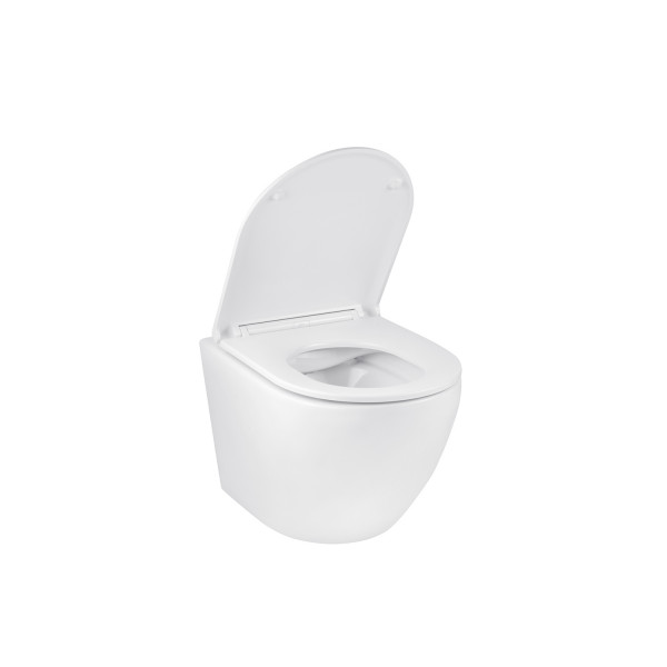 Комплект 4 в 1: Інсталяція Grohe Rapid SL 3 в 1 38772001 + Унітаз безободковий Kroner Harz WHI493736 RIMLESS з сидінням Slim Duroplast / Soft-close / Quick relase KH493736WHIR (38772001KH493736)