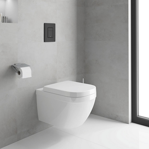 Кнопка для смыва Панель смыва для унитаза Grohe QuickFix Even Black 38966KF0