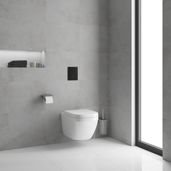 Кнопка для смыва Панель смыва для унитаза Grohe QuickFix Even Black 38966KF0