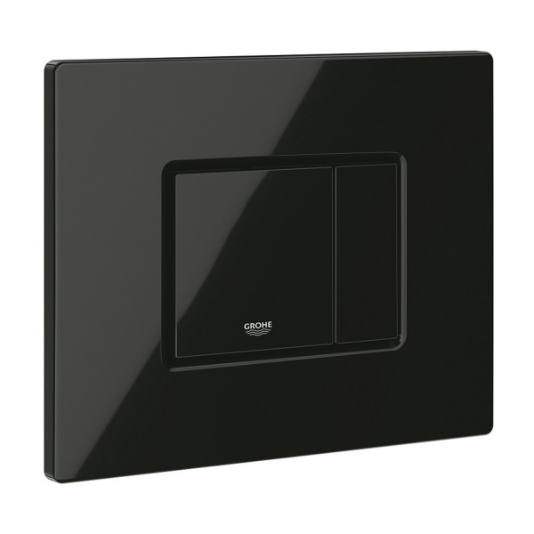 Комплект 4 в 1: Инсталляция Grohe Solido 2 в 1 38971000 + Панель смыва для унитаза Grohe Even Black 38966KV0 + Унитаз подвесной безобедочный Kroner Eifel WHI483429 TORNADO с сиденьем Slim Duroplast / Soft KE483429WHIT(38971966KV0KE48T)