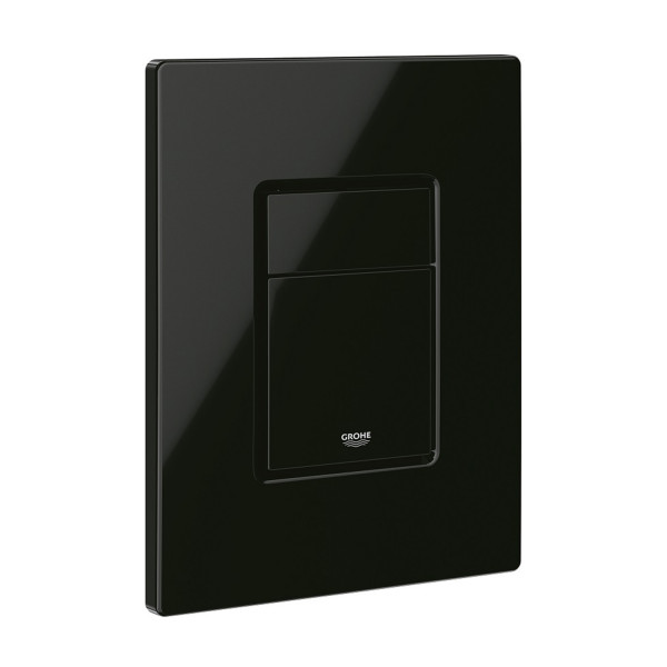 Комплект 4 в 1: Инсталляция Grohe Solido 2 в 1 38971000 + Панель смыва для унитаза Grohe Even Black 38966KV0 + Унитаз безободочный Kroner Oker WHI533536 RIMLESS с сиденьем Slim Duroplast / Soft-close6 (38971966KV0KO53R)