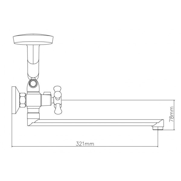 Змішувач для ванни VENTA VG335DC