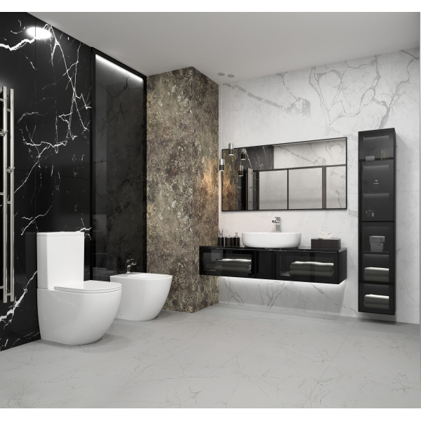Унитаз-компакт KOLLER POOL Round с сиденьем Soft-close (RN-0665-RC-C + RN-0665-RC-T)