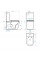 Унитаз-компакт KOLLER POOL Round с сиденьем Soft-close (RN-0665-RC-C + RN-0665-RC-T)