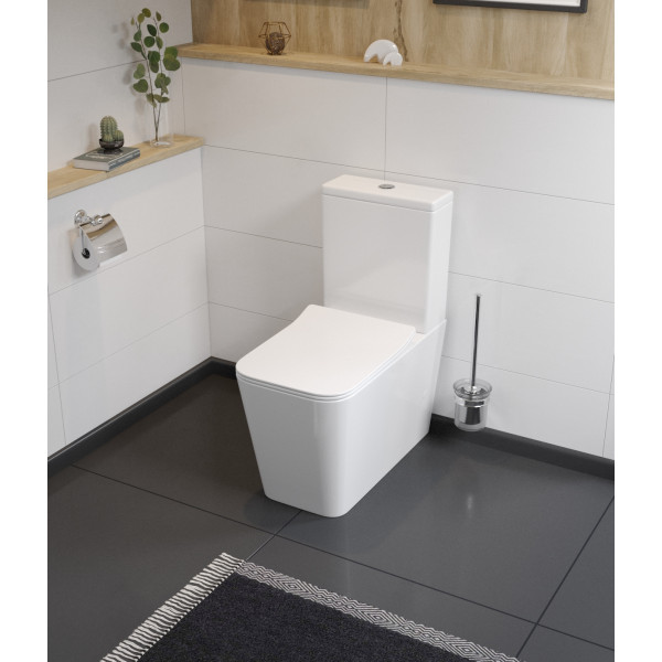 Унитаз напольный KOLLER POOL серии KVADRO с сиденьем Soft-close без бачка KR-0675-RC-C