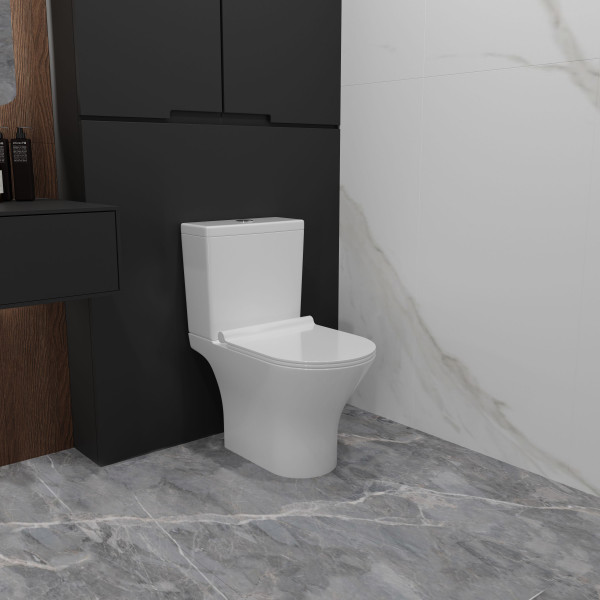 Унитаз-компакт KOLLER POOL Edge NEW (PRO) напольный с баком и сиденьем Soft-close (EDPR-0615-RW)