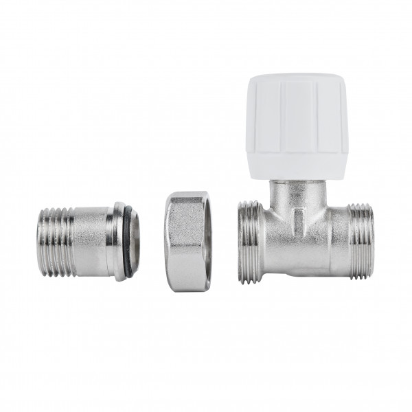 Кран радиаторный Icma 1/2" прямой под фитинг №828