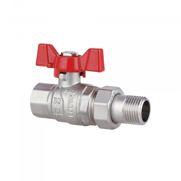 Кран шаровой "Американка" Thermo Alliance Forte 1/2" прямой SF220W15