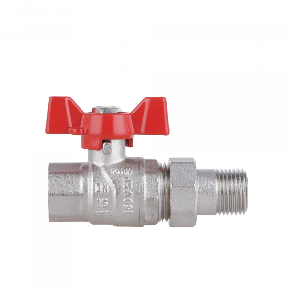 Кран шаровой "Американка" Thermo Alliance Forte 1/2" прямой SF220W15