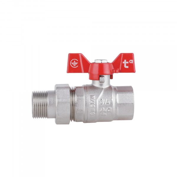 Кран шаровой "Американка" Thermo Alliance Forte 3/4" прямой SF220W20