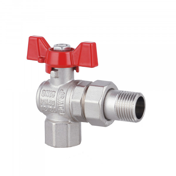 Кран кульовий «Американка» Thermo Alliance Forte 1/2" кутовий SF221W15