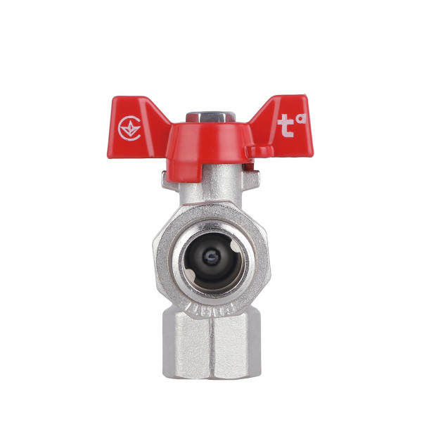 Кран кульовий «Американка» Thermo Alliance Forte 1/2" кутовий SF221W15