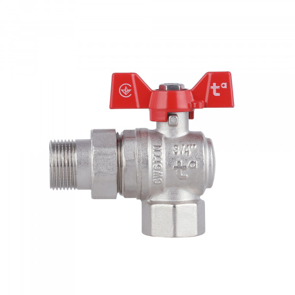 Кран шаровой "Американка" Thermo Alliance Forte 3/4" угловой SF221W20