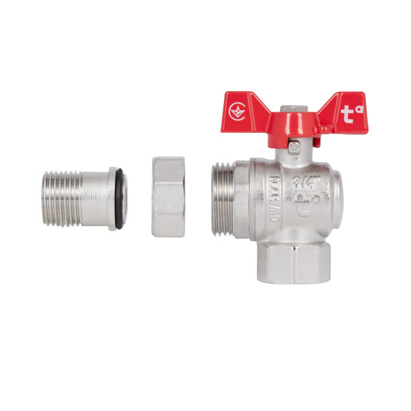 Кран шаровой "Американка" Thermo Alliance Forte 3/4" угловой SF221W20