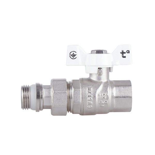 Кран кульовий "Американка" Thermo Alliance Forte 1/2" з антипротіканням прямий SF222W15