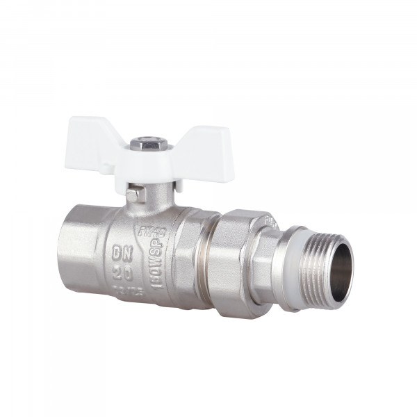 Кран кульовий "Американка" Thermo Alliance Forte 3/4" з антипротіканням прямий SF222W20