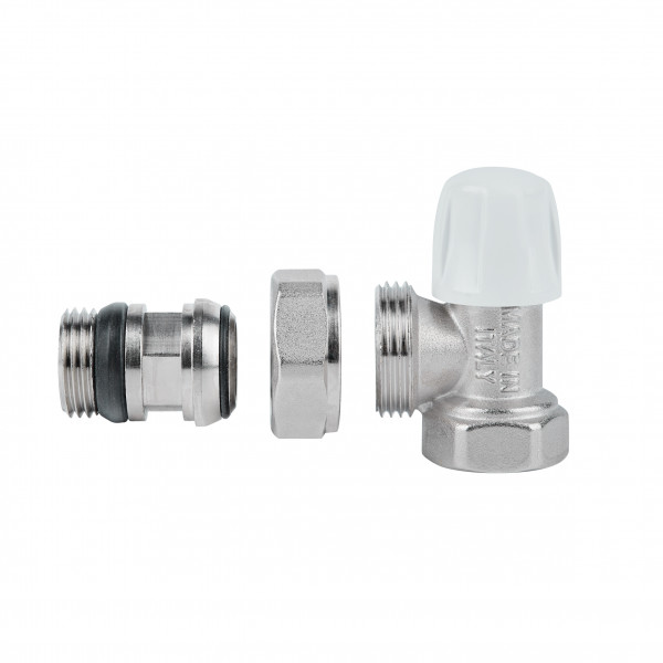 Кран радиаторный Icma 1/2" с антипротечкой угловой без ручки №805+940