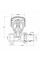 Кран радіаторний Thermo Alliance Standart Powerful 1/2" ВЗ з антипротіканням прямий SF230W15 SF230W15