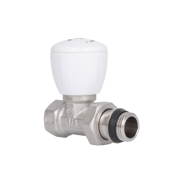 Кран радіаторний Thermo Alliance Standart Powerful 1/2" ВЗ з антипротіканням прямий SF230W15 SF230W15