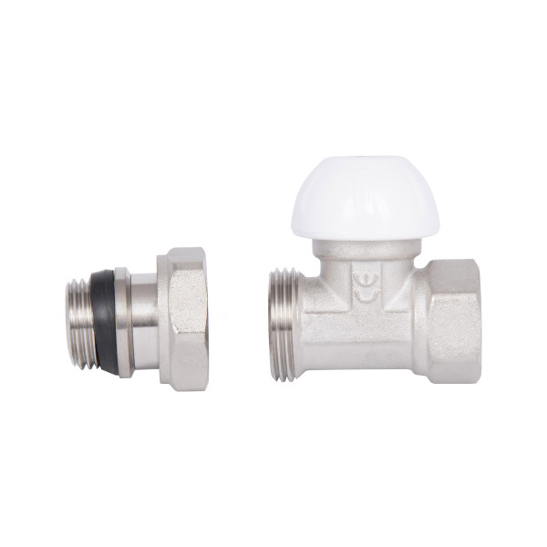 Кран радіаторний Thermo Alliance Standart Powerful 1/2" з антипротіканням прямий SF231W15
