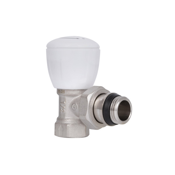 Кран радіаторний Thermo Alliance Standart Powerful 1/2" з антипротіканням кутовий SF232W15