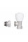 Кран радіаторний Thermo Alliance Standart Powerful 1/2" з антипротіканням кутовий SF232W15