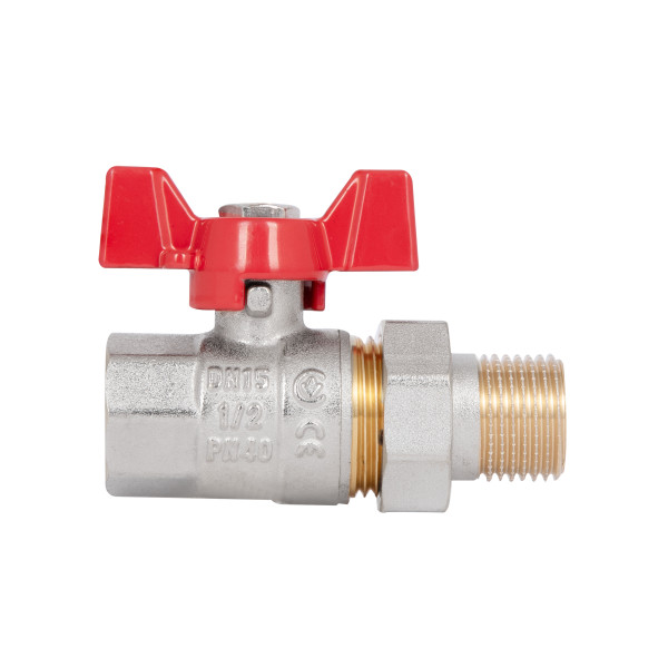 Кран шаровой "Американка" Thermo Alliance Standart 1/2" ВН прямой SD220NW15PN40