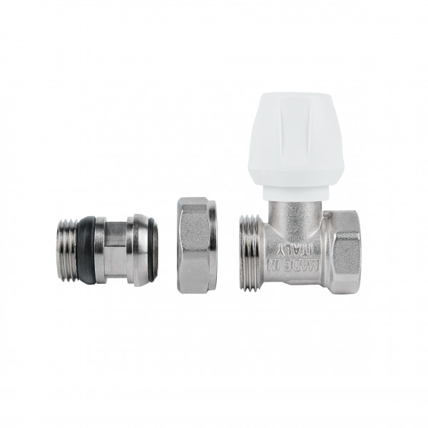 Кран радиаторный Icma 1/2" с антипротечкой прямой №813+940