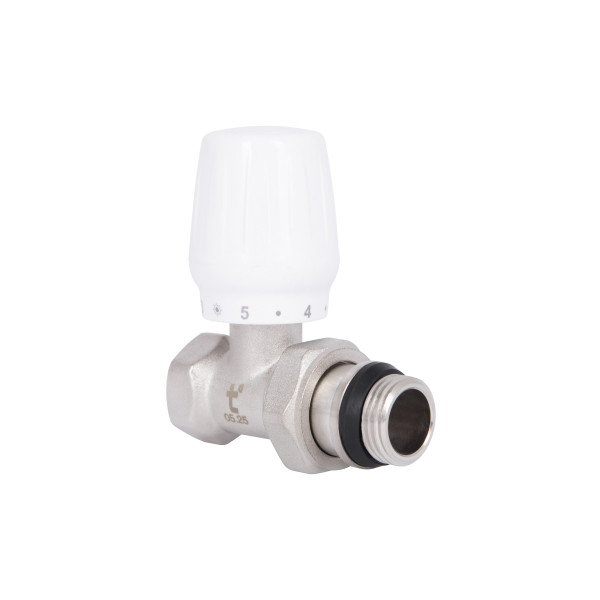 Кран радиаторный Thermo Alliance Base 1/2" ВН с антипротечкой прямой SD226W15