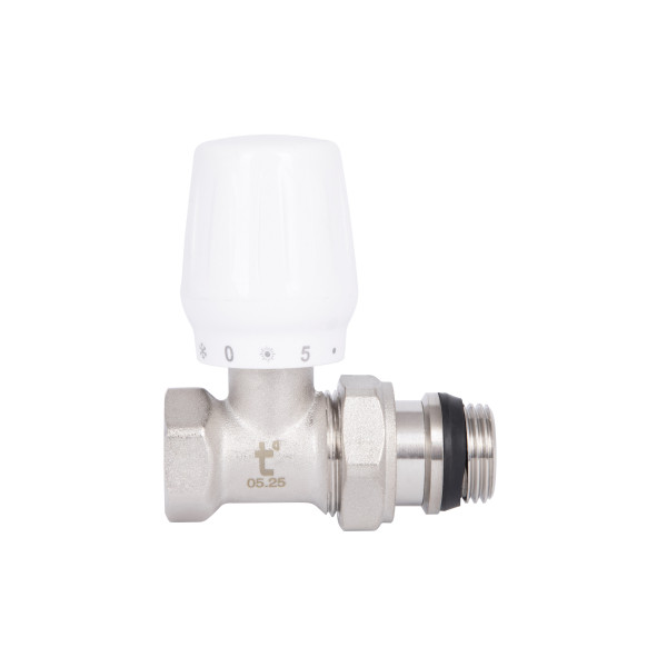 Кран радиаторный Thermo Alliance Base 1/2" ВН с антипротечкой прямой SD226W15