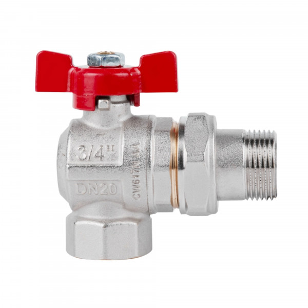 Кран шаровой Icma FAR. ROSSA 3/4" угловой №361