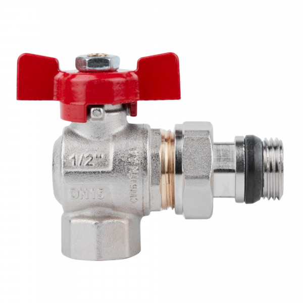 Кран шаровой Icma FAR. ROSSA 1/2" угловой №362
