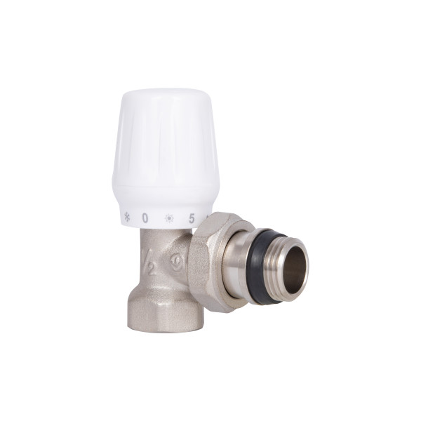 Кран радиаторный Thermo Alliance Base 1/2" ВН с антипротечкой угловой SD228W15