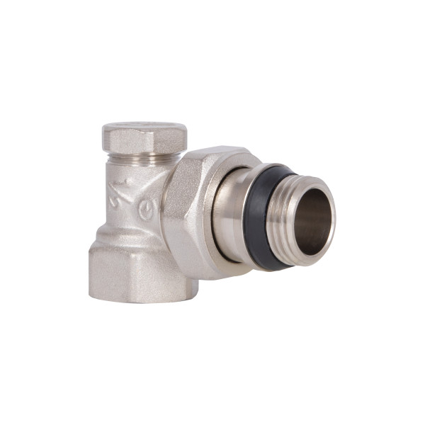 Кран радиаторный Thermo Alliance Base 1/2" ВН с антипротечкой угловой SD229W15