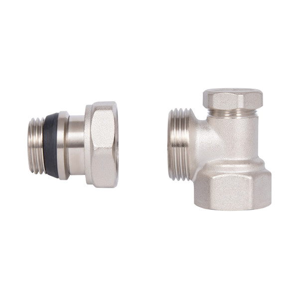 Кран радиаторный Thermo Alliance Base 1/2" ВН с антипротечкой угловой SD229W15