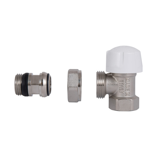 Кран радиаторный термостатический Icma 1/2"ВН угловой №764+940 82764AD06940