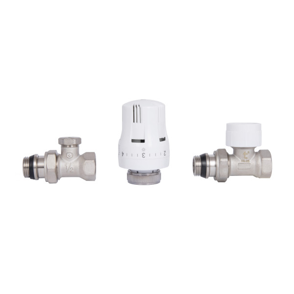 Термостатический набор Thermo Alliance Standart прямой 1/2" TAS353W15