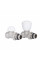Комплект кранов радиаторных Thermo Alliance Standart 1/2"ВН прямой TAS230W15