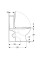 Унітаз-компакт STATUS кoс, 3/6, ниж.під.+сидіння поліпропілен