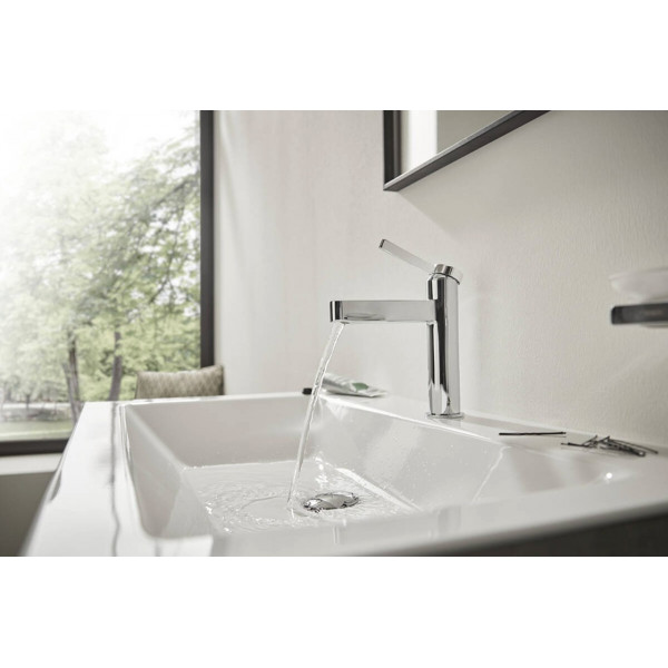 Смеситель для умывальника Hansgrohe Finoris 110 CoolStart для умывальника с д/к push-open, хром (76024000)