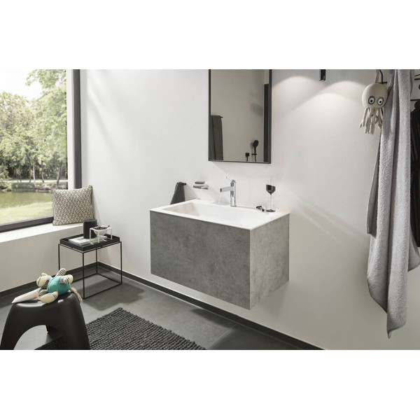 Смеситель для умывальника Hansgrohe Finoris 110 для умывальника с донным клапаном push-open, хром (76023000)
